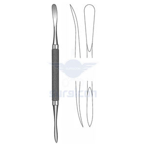 Dingman Outils Médicaux Professionnels Surgicon 18cm Acier Inoxydable Manuel Périoste Ascenseur Double Extrémité Instruments Dentaires MOL - Product Image 1