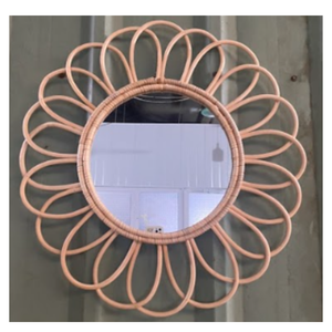 Espejo de ratán al por mayor, decoración de pared hecha a mano de fábrica de Vietnam con servicio OEM - Product Image 5