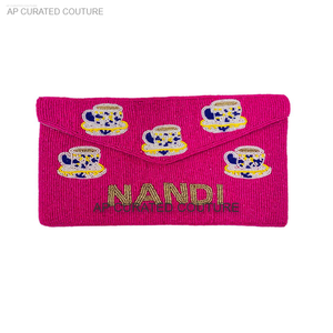 Pochette de luxe perlée sac à main enveloppe fermeture conception Unique personnalisé Mardi Gras fête embrayages femmes pochette - Product Image 3