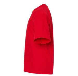 T-shirt brodé personnalisé 100% coton peigné pour garçons Logo de col de style décontracté lourd de qualité supérieure plusieurs tailles couleurs tissées - Product Image 6