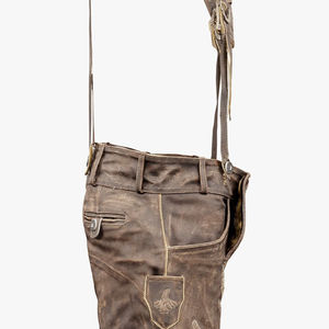 2025 Custom Design <b>Women</b> Bavarian <b>Lederhosen</b> Wholesale Best Supplier Solid Color Men Bavarian Made By sky High international - Product Image 5