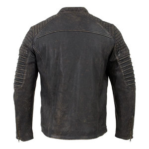 Vestes de course moto imperméables et respirantes 100% cuir, col montant, écologiques, vêtements de sport pour hommes - Product Image 4