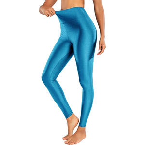 Mallas deportivas de cintura alta personalizadas para mujer, patrón sólido, ropa deportiva para entrenamiento, ropa de Yoga, vestido deportivo cargado - Product Image 4