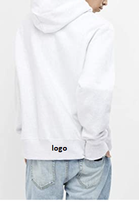 Jersey de tejido inverso para hombre, Sudadera con capucha de pecho izquierdo, 82% algodón, 18% poliéster, importación, lavado a máquina, de China - Product Image 3