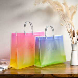 Customizable Stand up Plastic Bags for Clothing Gift Bag Plastic Bags With Handles