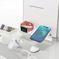 Support de téléphone portable magnétique en métal réglable et robuste pour bureau