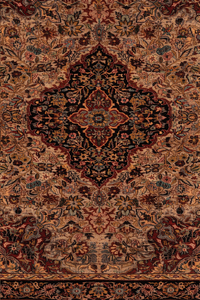 Handmade Persian-Style Oriental Wool Area <b>Rug</b> with Geometric Pattern Eco-Friendly & Anti-Bacteria - Product Image 2