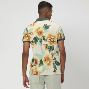 Polo de Golf de Algodón de Alta Calidad para Hombre, Polo Casual de Manga Corta al por Mayor con Logotipo Bordado, Diseño en Blanco - Product Image 6