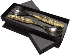 Couverts de mariage cuillère en argent fourchette en métal couteau vaisselle en acier inoxydable d'Inde - Product Image 1