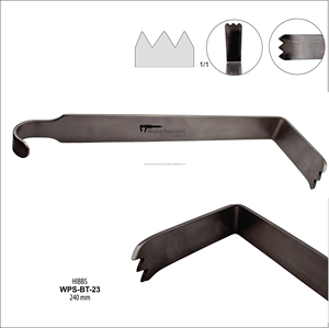 Rétracteur HIBBS pour chirurgie orthopédique de la colonne vertébrale, instrument chirurgical en acier inoxydable, rétracteurs médicaux certifiés CE, 240 mm - Product Image 3