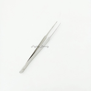 Pince à épiler d'extension de cils de couleur personnalisée en acier inoxydable pointe en fibre de pince à épiler pointue - Product Image 4