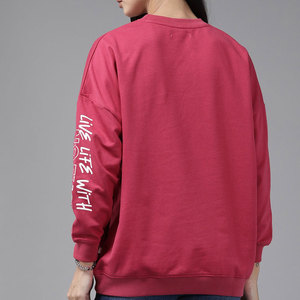 Ensemble tendance personnalisé Nouveau look Sweat-shirt pour femme Tissu pur polyester facile à porter Tenue tendance Sweat-shirt pour femme - Product Image 4
