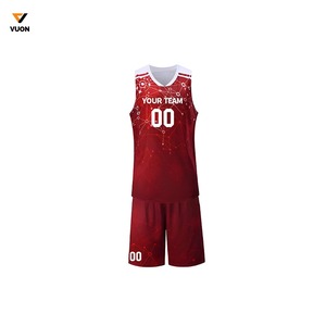 Personnalisé Personnalisable Pas Cher 100% Polyester Réversible Basketball Jersey Respirant Formation Basketball Uniforme Ensemble Pour Hommes - Product Image 2