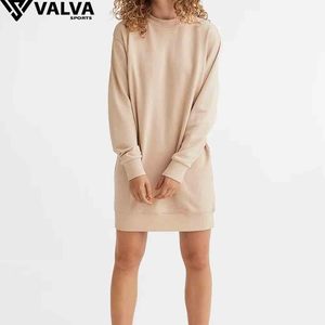 สเวตเชิ้ตผู้หญิงสไตล์ลำลองแขนยาวคอกลมแขนเต็มออกแบบตามแบรนด์ของคุณ - Product Image 2