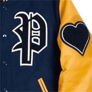 Veste de baseball unisexe sur mesure en gros, veste bomber de haute qualité, veste de style universitaire, OEM ODM, prix bas - Product Image 6