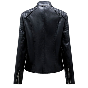 Vestes en cuir pour femmes à bas prix, nouvelle collection, vestes en cuir véritable personnalisées en gros - Product Image 2