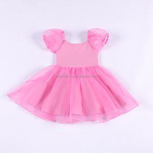 Vestido Deportivo para Niñas con Shorts Integrados y Capa de Tul para Fiestas de Cumpleaños y Baile, Personalizado, Bajo MOQ - Product Image 4