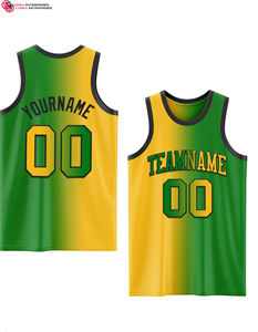 Maillot de basket-ball de mode de couleur personnalisée respirant et coutures à séchage rapide maillot de basket-ball de haute qualité - Product Image 3