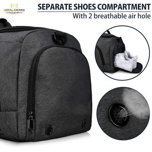2023 vente en gros pas cher sac de voyage étanche sport sac de sport pour sport logo personnalisé sac de voyage fabriqué au pakistan - Product Image 2