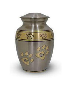 Urnes funéraires en laiton pour animaux de compagnie Urnes funéraires pour cendres de chat et de chien Urnes funéraires faites à la main - Product Image 2