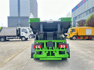 Camión de basura de volteo trasero diésel JAC 4x2 usado, de 6m³, con transmisión manual, sin fugas, con volante a la izquierda, de gran venta para exportación - Product Image 4