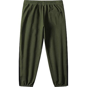 ชุดเดรสกางเกงทรงตรงสำหรับผู้ชายกางเกงสีล้วนแบบลำลอง - Product Image 4