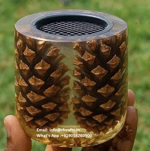 Quemador de Incienso Árabe Artesanal, Quemador de Bakhoor, Éxito de Ventas, Accesorio de Mesa con Forma de Piña de RF Crafts - Product Image 5