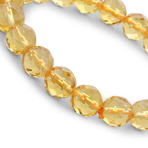 NOVAMART Fine Arihant Gems & Jewels Unisex Citrine Bracelet Natural Astrological Gemstone Positive Effect Crystal <b>Bangle</b> for Bot - Product Image 3