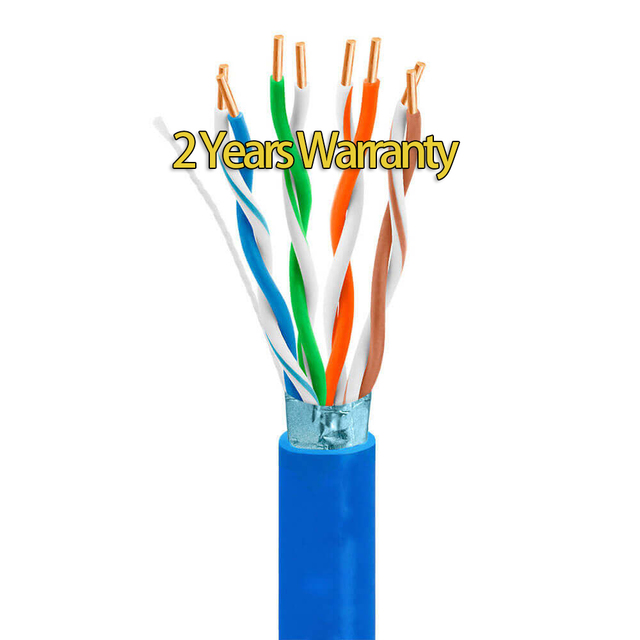 pure copper cca cat 5e 4 pairs ftp cat5e f/utp cmr reel ethernet bulk outdoor cat 5 e roll lan network cable 1000ft 305m box