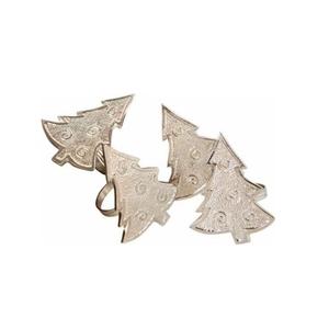 Nuevo producto, superventas, decoración de mesa de fiesta navideña para cena, servilletero en forma de estrella Chapado en plata para Caffey y restaurante usado - Product Image 2