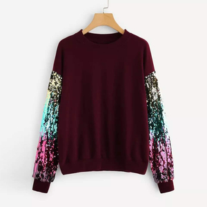 Sweatshirts surdimensionnés vintage à épaules tombantes en coton pour hommes, col rond délavé à l'acide avec impression numérique pour l'hiver - Product Image 1