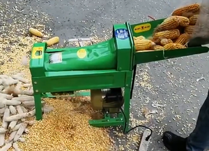 Мини-машина для измельчения кукурузы, полностью автоматическая машина для измельчения кукурузы, электрическая молотилка для кукурузы, сельскохозяйственная техника 220 В - Product Image 5