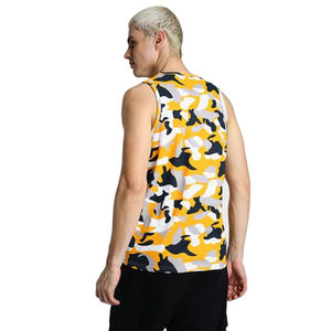 <b>Mens</b> Summer Tank Top All Over Printed <b>Vest</b> High Quality Lightweight Soft Polyester Camo Print Fabric Casual Beachwear Tank Top - Product Image 5