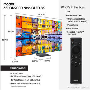 Oferta Totalmente Nueva: Televisor Inteligente Neo QLED Mini-LED QN900D de 65 Pulgadas y 8K HDR - Product Image 4