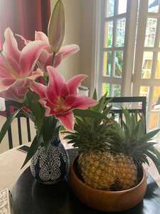 Handcrafted Wooden <b>Bowl</b> | Featuring Warm Natural Grain and Smooth Curved Design for Rustic Decor and Elegant <b>Serving</b> Use Style - Product Image 5