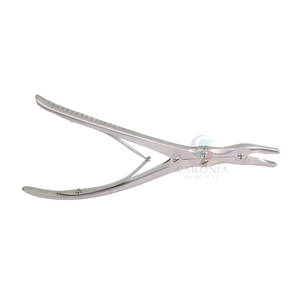 Instrumento quirúrgico ortopédico de alta calidad Ruskin Bone Rongeur de acero inoxidable curvo reutilizable Ruskin Bone Rongeur - Product Image 6