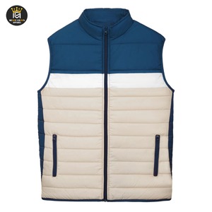 Vestes en duvet matelassé pour hommes d'hiver OEM de haute qualité personnalisées pour hommes Veste classique et confortable à broderie pour hommes - Product Image 4