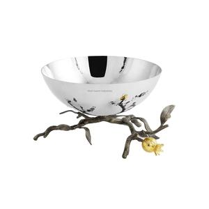 Saladier en métal fini or martelé pour dessus de table Utilisation à la maison et à l'hôtel Bols de service pour la nourriture et le dîner Artisanat - Product Image 5