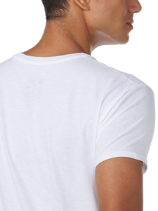 Fábrica al por mayor 230gsm 100% algodón esencial en blanco cuello redondo manga corta Camiseta para hombres Impresión de logotipo personalizado - Product Image 5