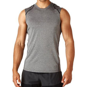 Top Quality <b>Men</b> Sports Gym Tanktops Bodybuilding <b>Singlet</b> CottonPolyster Gym Vests Training Man Tanktop - Product Image 4