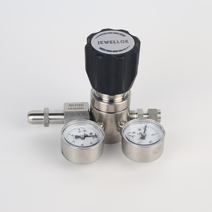 Alta purezza in acciaio inox ad alta pressione azoto ossigeno Argon cilindro di controllo di pressione regolatore di riduzione della pressione con manometro - Product Image 3