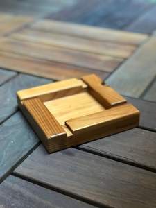 Cenicero Cuadrado de Madera Estilo Americano de Primera Calidad con Construcción Resistente, Tamaño Personalizado para Bares, Hoteles, Cafeterías, Hogar y Balcones - Product Image 2