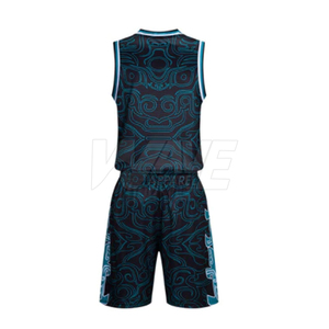 Uniforme de Baloncesto Personalizado Hecho en Pakistán, Camiseta Transpirable de Talla Grande, Pantalones Cortos Sublimados, Colores Personalizados, Estilo 100% Personalizado - Product Image 2