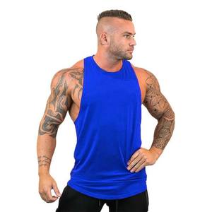 2025 Men's Cotton Summer Gym Fitness Tank <b>Top</b> Custom Size Casual Style Quick Dry Solid Color <b>Sleeveless</b> Design Custom Co - Product Image 1