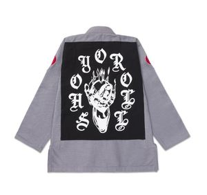 Premium Custom Stretch BJJ Kimono with 450 GSM Jacket and 10 oz Reinforced Ripstop Fabric 100% Cotton - Product Image 4