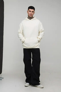 White Designs 2025 Suéter Oversize para Hombre, Invierno, Estampado, Bordado, Tejido Lavado, Transpirable, Poliéster/Algodón, Alta Calidad - Product Image 4