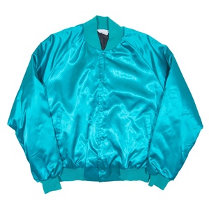 Veste Bomber en Satin Personnalisable pour Hommes, Style Universitaire Brodé, Coupe-Vent, Boutonnée, Unisexe, pour le Sport - Product Image 1