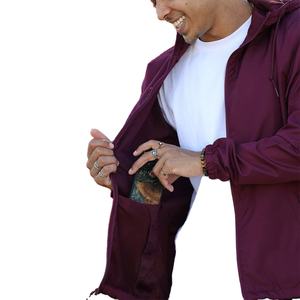 Best Factory Men's <b>Windbreaker</b> <b>For</b> Running & <b>Beach</b> Personalized Canvas Jackets Customized Logo Plus Size Zipper Hoodies - Product Image 4