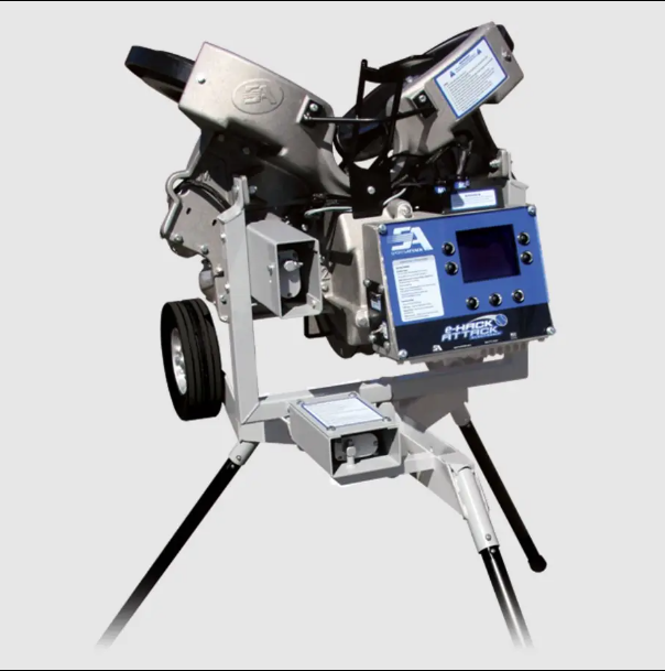 Professional ThreeWheel Softball and Baseball Pitching Machine Hand