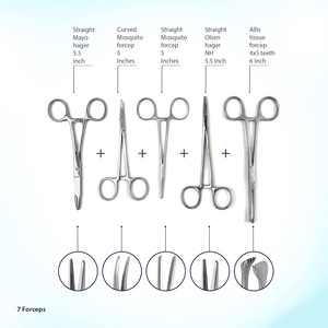 Kit de dissection professionnel Anatomie - Ensemble d'instruments de biologie en acier inoxydable de 160 pièces pour la formation médicale et vétérinaire 2026 - Product Image 3